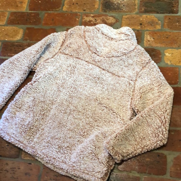 Zenana Outfitters Sherpa Teddy Pullover with pockets szL - Picture 7 of 11